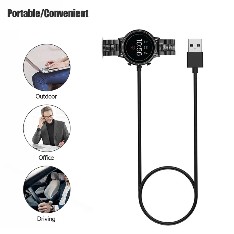 1M USB Magnetic Fast Charger D - огляд і ціна Fossil Smartwatch Accessories