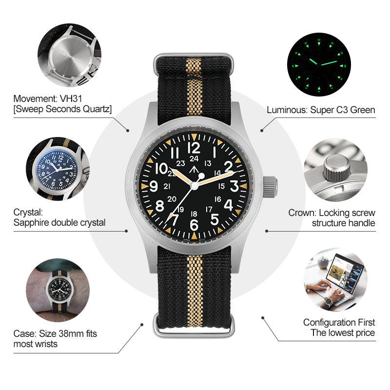 Militado ML05 Vintage Watch VH - огляд і ціна Smartwatch Nexus