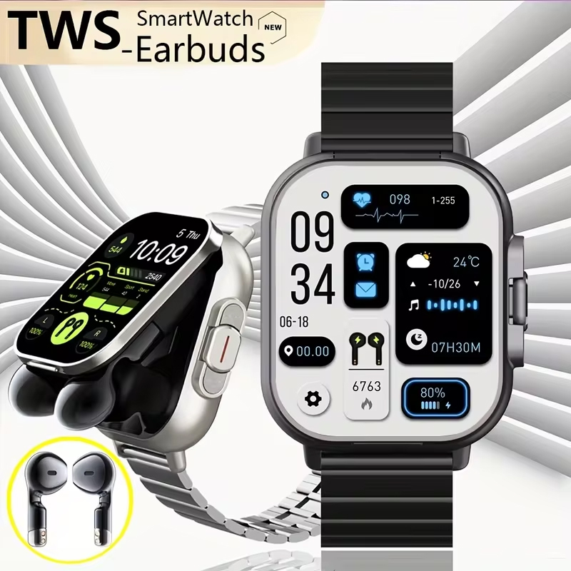 NFC Smart Watch TWS 2-in-1 Hea - огляд і ціна Smartwatch Headset