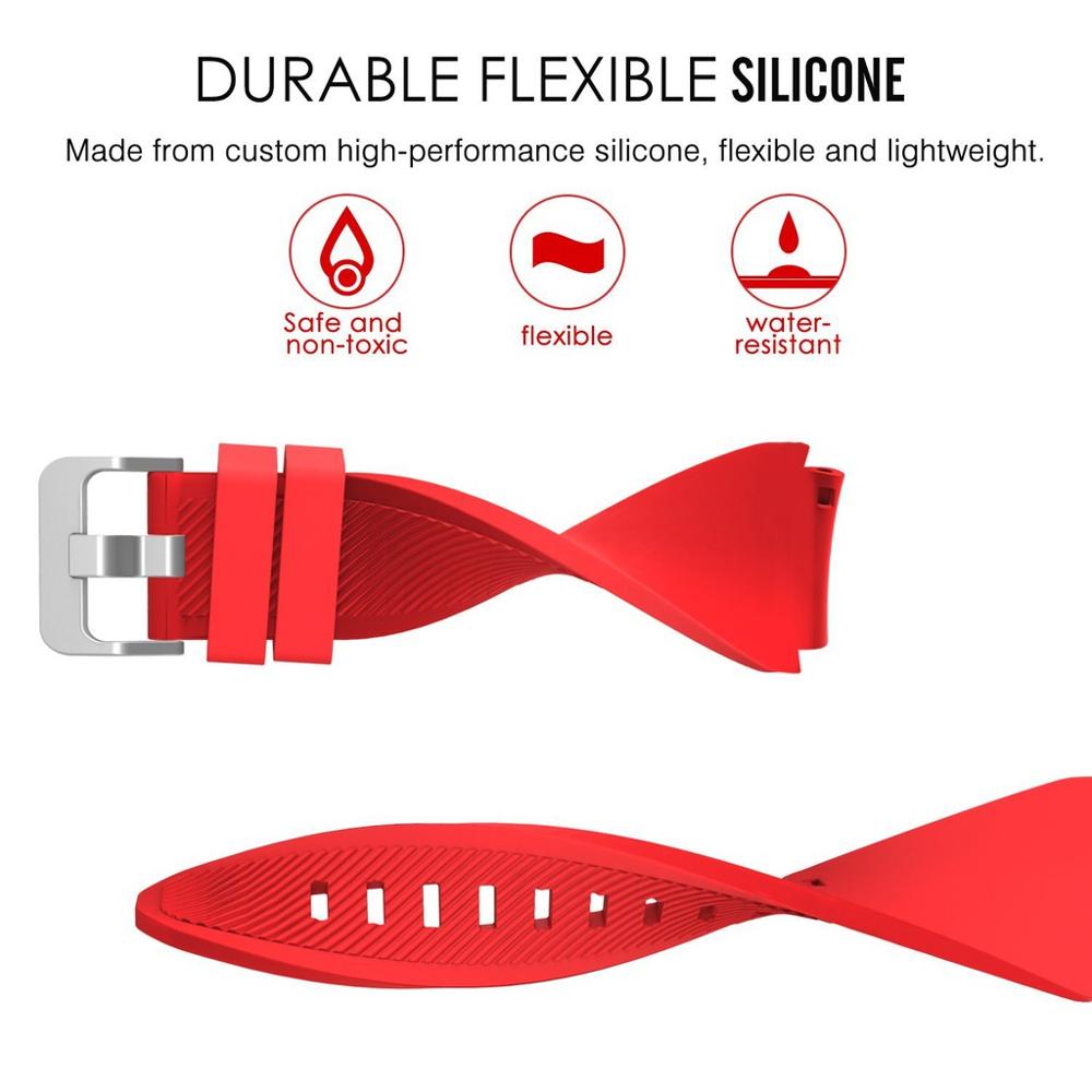 22mm Silicone Strap For Realme - огляд і ціна Fossil Smartwatch Accessories