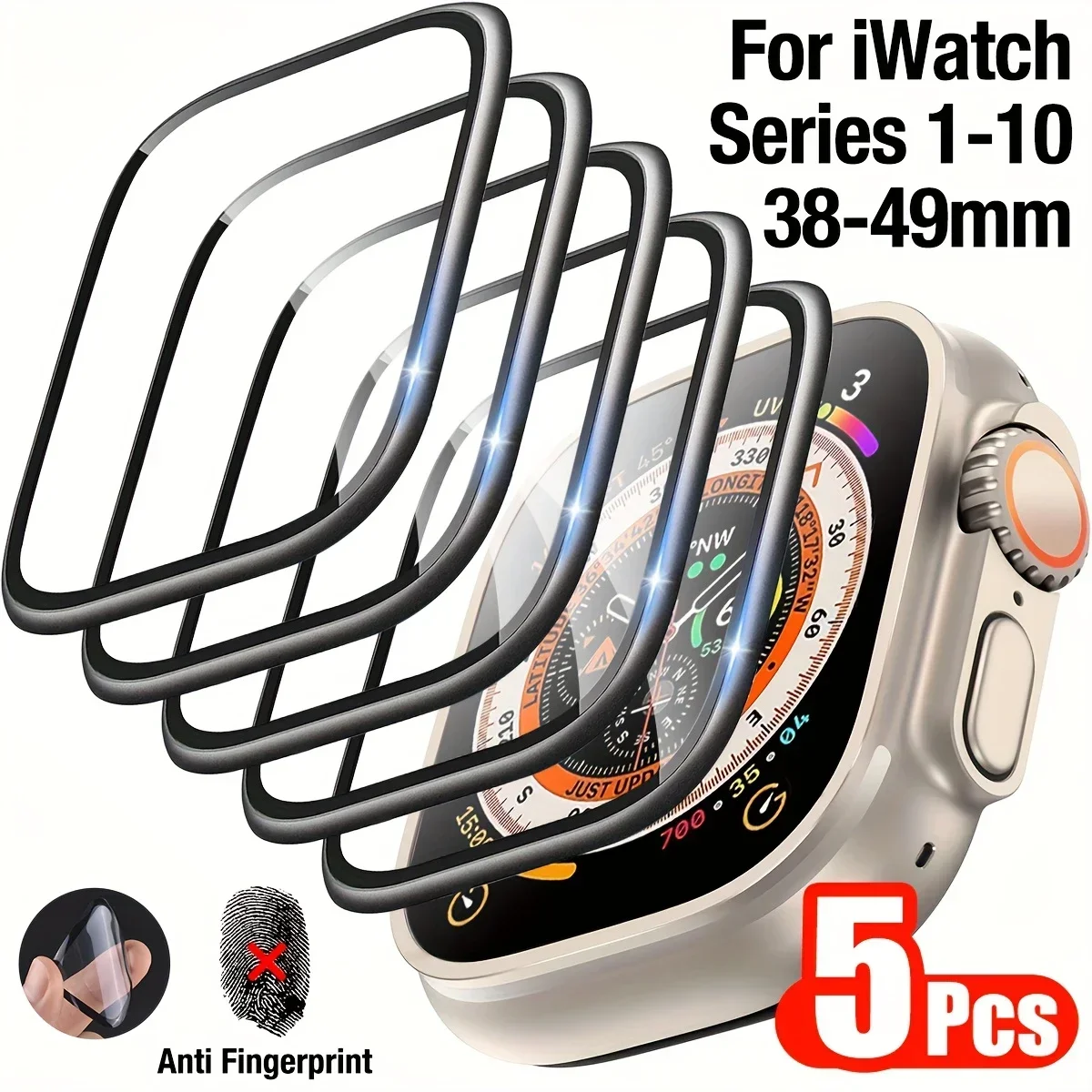 1-5pcs Anti-scratch Film For A - огляд і ціна Apple Smartwatch Accessories