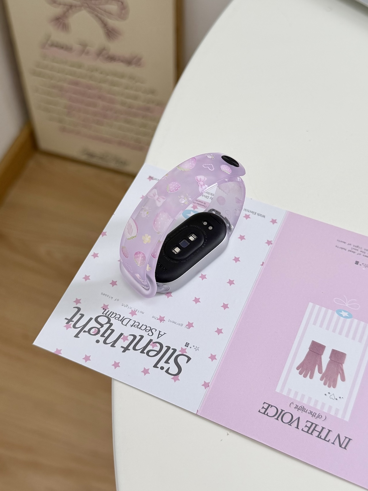 Super Cute Strawberry Bow Prin - огляд і ціна Android Smartwatch Accessories