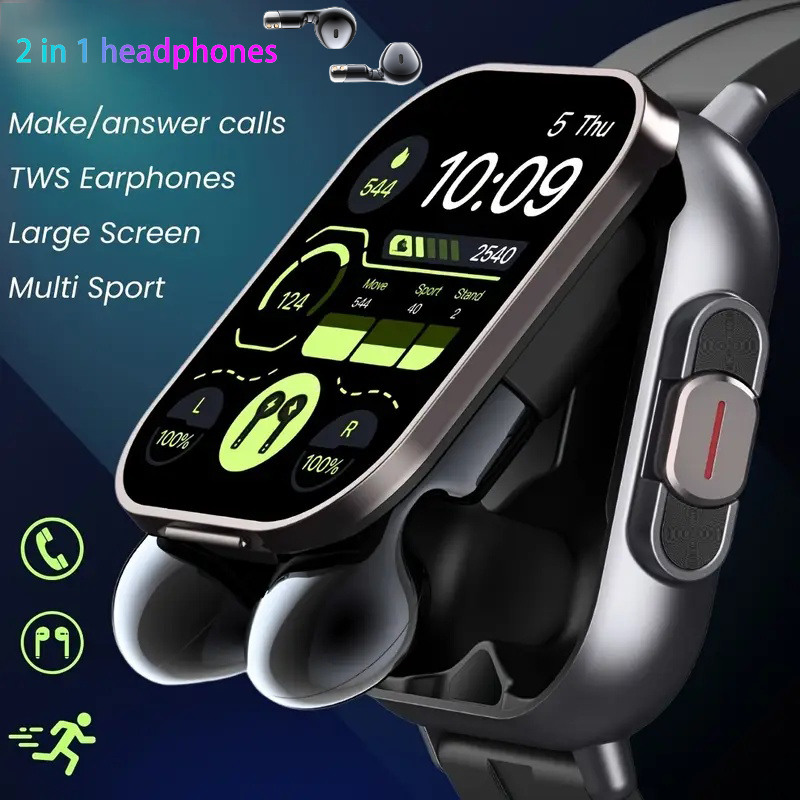 New TWS 2 in 1 Smart Watch wit - огляд і ціна Smartwatch Headset