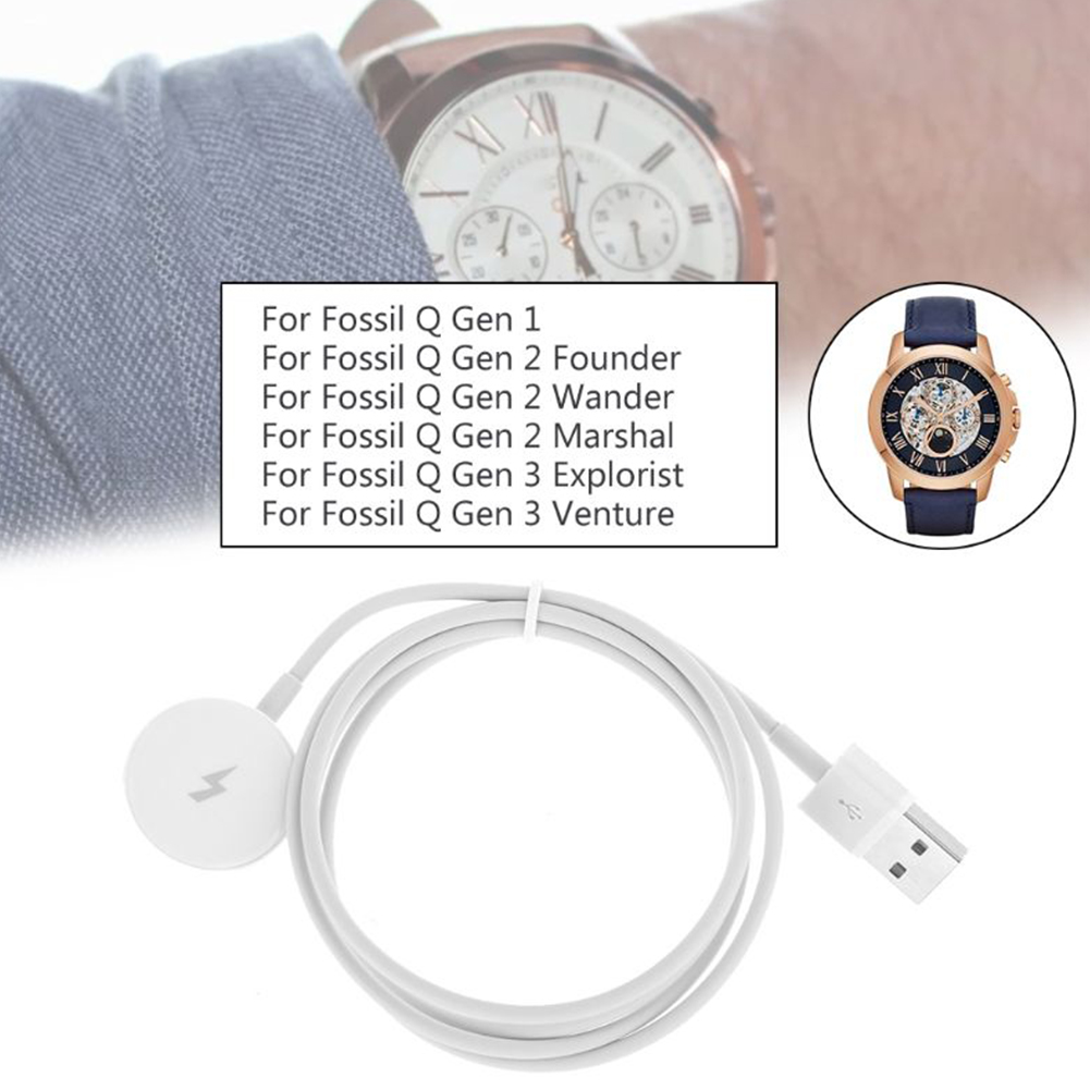 Watch Charger Cable USB Chargi - огляд і ціна Fossil Smartwatch Accessories