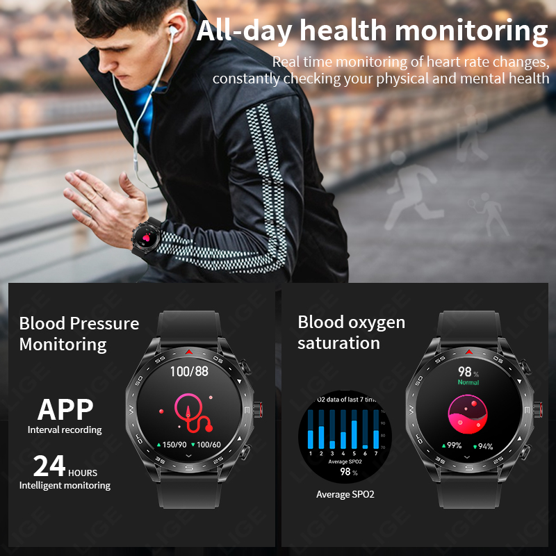 LIGE With Earbuds Bluetooth He - огляд і ціна Smartwatch Headset