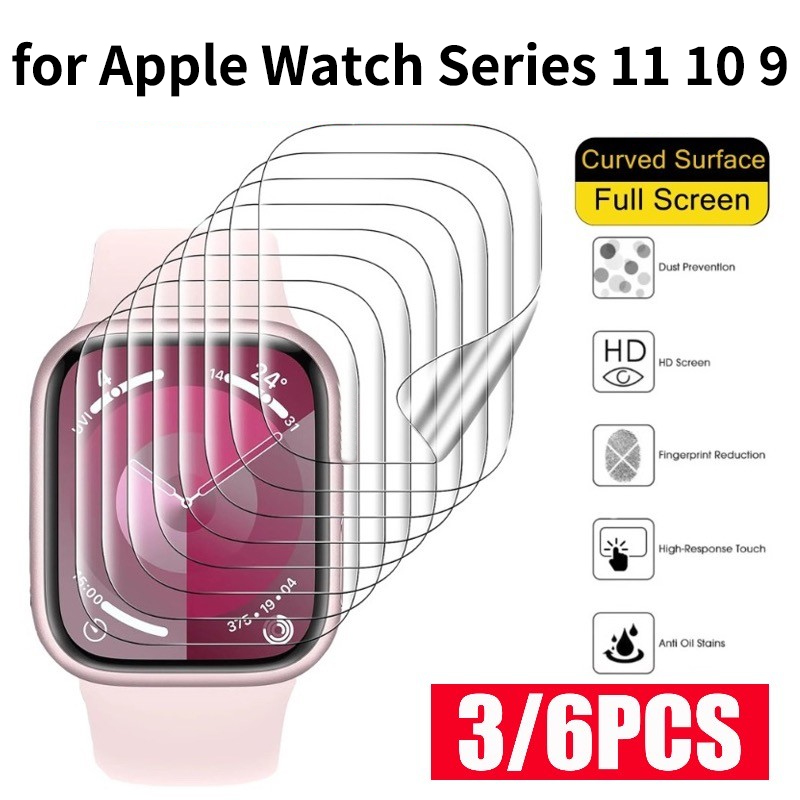 6pcs Screen Protector Film for - огляд і ціна Smartwatch Case